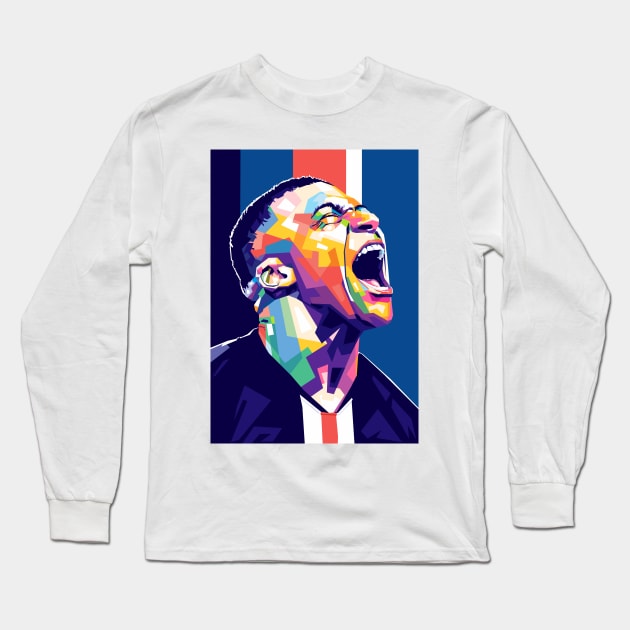 Mbappe Long Sleeve T-Shirt by Wijaya6661